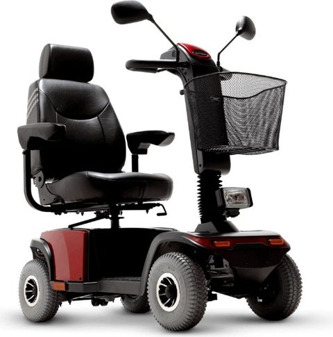 Comfort four-wheel mobility scooter for rent in Crete